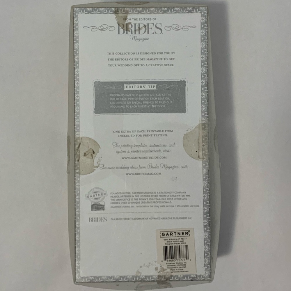 Printable Program Kit - Bride Wedding Collection - 40 counts - Picture 6 of 6